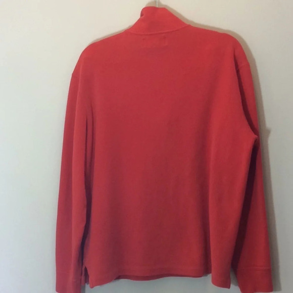 Polo by RL Orange Quarter-Zip Sweater Green Pony - Picture 8 of 8